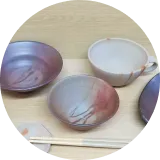 たたいて のばして 備前焼小皿をつくろう！
